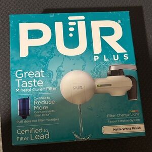 PUR Plus Mineral Core Faucet Filter - White